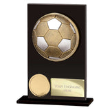 Ikon Hero Football Glass Award - Black - CR24153