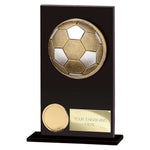 Ikon Hero Football Glass Award - Black - CR24153
