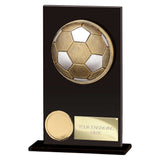 Ikon Hero Football Glass Award - Black - CR24153