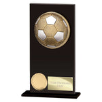 Ikon Hero Football Glass Award - Black - CR24153