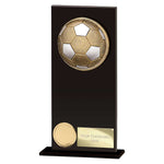 Ikon Hero Football Glass Award - Black - CR24153