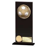 Ikon Hero Football Glass Award - Black - CR24153