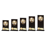 Ikon Hero Football Glass Award - Black - CR24153