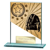 Mustang Martial Arts Jade Glass Award -  CR25145