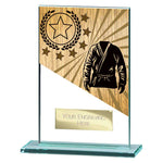 Mustang Martial Arts Jade Glass Award -  CR25145