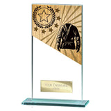 Mustang Martial Arts Jade Glass Award -  CR25145