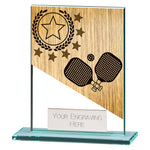 Mustang Pickleball Jade Glass Award -  CR25147