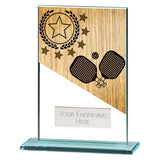 Mustang Pickleball Jade Glass Award -  CR25147