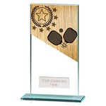 Mustang Pickleball Jade Glass Award -  CR25147