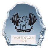 Mystique Weightlifting Glass Award -  CR25149