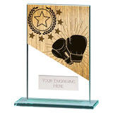 Mustang Boxing Jade Glass Award -  CR25254