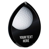 Supremacy Golf Ball Glass Award Black -  CR25676