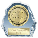 Superstars Sub Zero Football Glass Award - CR26537