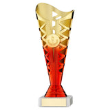 GOLD/RED PLASTIC TITAN CUP ASSEMBLED ON MARBLE   - JR34-TYC33
