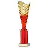 GOLD/RED PLASTIC TITAN CUP ASSEMBLED ON MARBLE   - JR34-TYC33