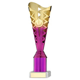 GOLD/PURPLE PLASTIC TITAN CUP ASSEMBLED ON MARBLE   - JR34-TYC38