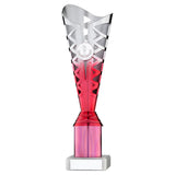 SILVER/PINK PLASTIC TITAN CUP ASSEMBLED ON MARBLE   - JR34-TYC39