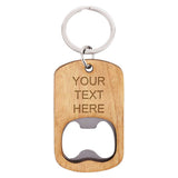 Echo Bottle Opener Beechwood Keyring -  KW25410