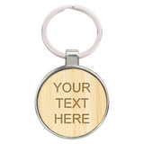 Echo Circle Bamboo Keyring -  KW25412