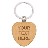 Echo Heart Beechwood Keyring -  KW25413