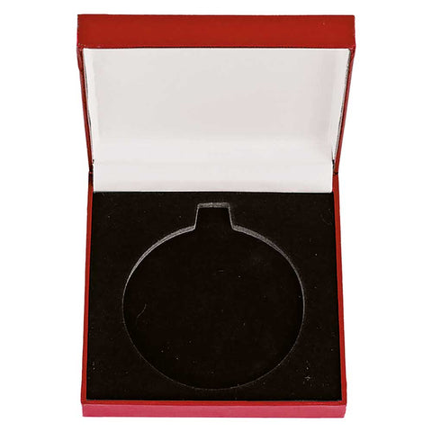 Classic Leatherette Medal Box Red -  MB25230