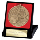 Iconic Football Medal & Box - Gold - MB25671