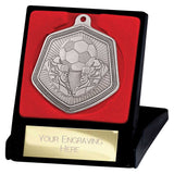 Falcon Football Medal & Box - Silver - MB25672