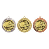 Superstar Most Improved Player Medal - Gold - MM25053