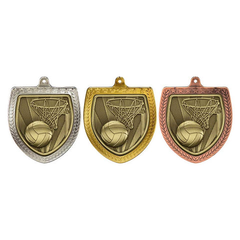 Cobra Netball Shield Medal -  MM25137