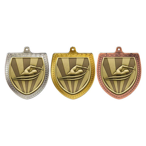 Cobra Swimming Shield Medal -  MM25138