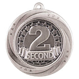 Superstar 2nd Place Medal - Silver - MM25161