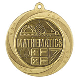 Superstar Maths Medal - Gold - MM25172