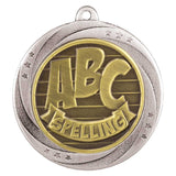 Superstar Spelling Medal - Silver - MM25174