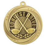 Superstar Longest Drive Medal - Gold - MM25186