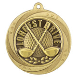 Superstar Longest Drive Medal - Gold - MM25186