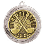 Superstar Longest Drive Medal - Silver - MM25186