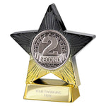 Superstar 2nd Place Award - Black|Gold - PA25161