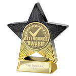 Superstar Attendance Award - Black|Gold - PA25164