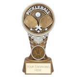 Ikon Tower Pickleball Award - Gold|Silver - PA25226