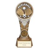 Ikon Tower Pickleball Award - Gold|Silver - PA25226