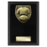 Cobra Plaque Football Shirt & Ball Award - Black - PL24206
