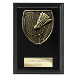 Cobra Plaque Badminton Award -  PL24221