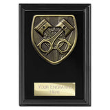 Cobra Plaque Motorsport Piston Award - Black - PL24224