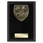 Cobra Plaque Motorsport Piston Award - Black - PL24224
