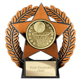 Emperor Star Netball Plaque - PL25070