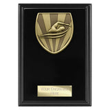 Cobra Plaque Swimming Award - Black - PL25138
