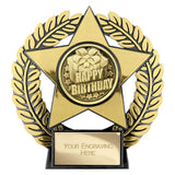Emperor Star Happy Birthday Plaque - PL25165