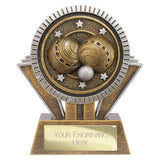 Apex Ikon Lawn Bowls Award Gold & Silver -  PM24162