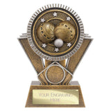 Apex Ikon Lawn Bowls Award Gold & Silver -  PM24162