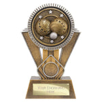 Apex Ikon Lawn Bowls Award Gold & Silver -  PM24162